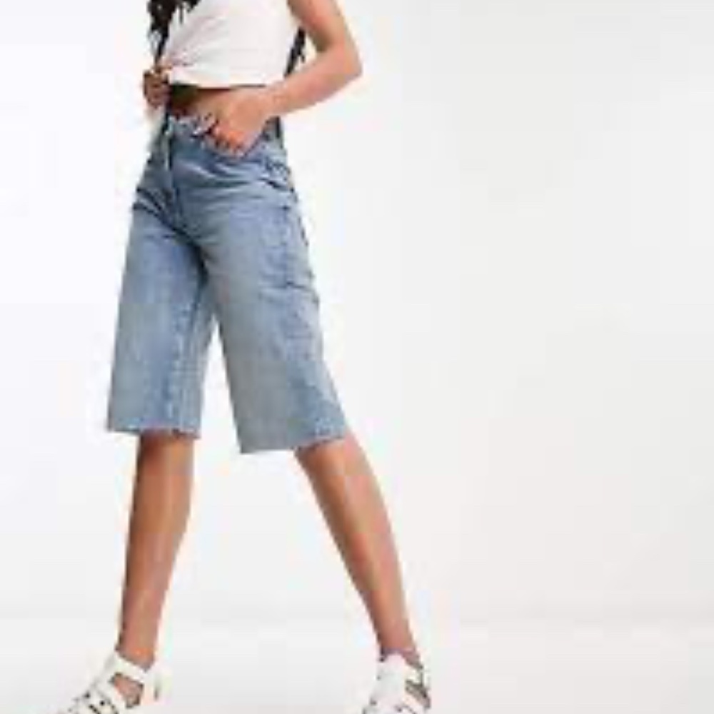 Collusion Baggy Denim Skater Short